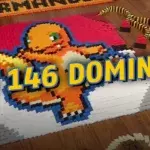 Pokémon GO: Er erstellt ein Bild von Bisasam, Glumanda und Schiggy aus 14000 Dominosteinen