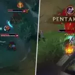 League of Legends: Als sein Dschungler ihn im Stich lässt, wagt er den Pentakill