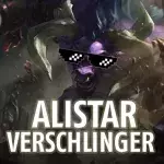 League of Legends: Er setzt mit Alistar das Item „Verschlinger“ ein und es klappt!