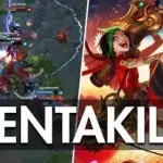 League of Legends: Gosu mit einem klasse Ausweichmanöver und einem Pentakill im Alleingang!