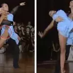 Das Kleid dieser Guaguanco-Tänzerin ist extrem faszinierend