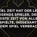 Wie viel Zeit hat der League of Legends Spieler, der die meiste Zeit von allen spielte, insgesamt mit dem Spiel verbracht?