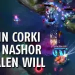 League of Legends: Wenn Corki im 1 gegen 5 den Steal von Nashor wagt