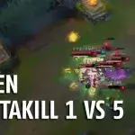 League of Legends: Riven schafft einen absolut epischen Pentakill im Eins gegen Fünf