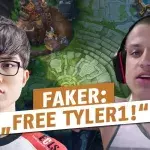 League of Legends: Faker verteidigt Tyler1 in seinem Stream