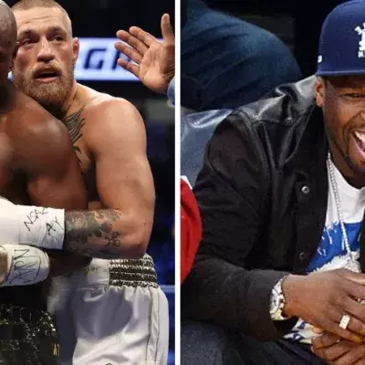 50 Cent macht sich über eine Aktion von Conor McGregor im Kampf gegen Mayweather lustig