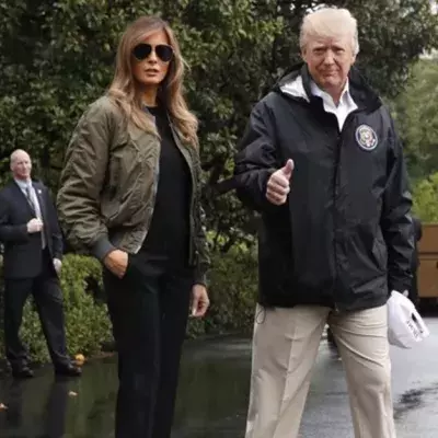 Melania Trump im Katastrophengebiet: Die Amerikaner sind sauer auf die First Lady