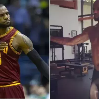 Diese originelle Übung für die Bauchmuskeln von Lebron James sieht leicht aus, doch hat es mehr als in sich!