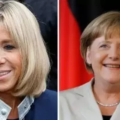 Brigitte Macron und Angela Merkel haben eine Gemeinsamkeit