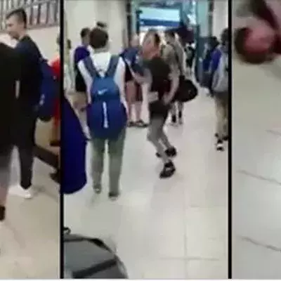 Der College-Schüler hat sich definitiv das falsche Opfer ausgesucht