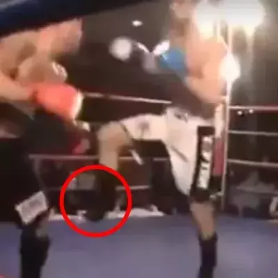 Kämpfer knockt sich selber aus