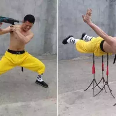 Zhao Rui ist ein Shaolin Mönch und seine Haut ist unzerstörbar: nichts kann sie durchstechen