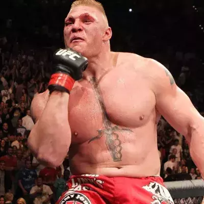 Brock Lesnar ist ein ehemaliger UFC- und WWE-Kämpfer und könnte jetzt Baseball spielen