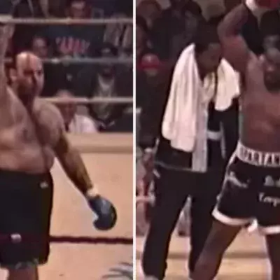 Bare-Knuckle-Experte Joe Savage kämpft gegen Bert Cooper in einem klassischen Boxkampf