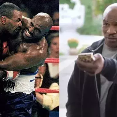 Mike Tyson gibt Evander Holyfield in diesem lustigen Video endlich sein Ohr zurück