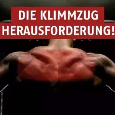 Krafttrainings-Programm: Die Klimmzug-Herausforderung für Rücken und Bizeps