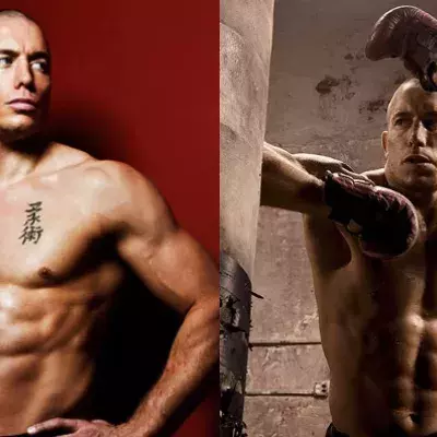 Detailreiches Training von Georges St-Pierre