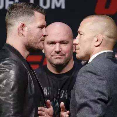 Explosive Pressekonferenz von Georges St-Pierre und Michael Bisping