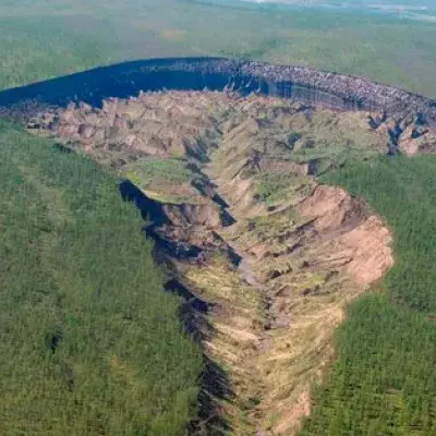 Der Krater von Batagaika: Das „Tor zur Hölle“, das in Sibirien wächst