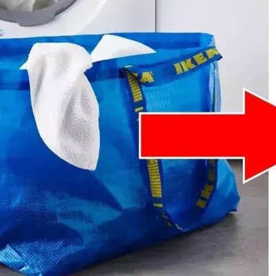 Einen Rucksack aus einer IKEA-Tasche basteln? Das geht!