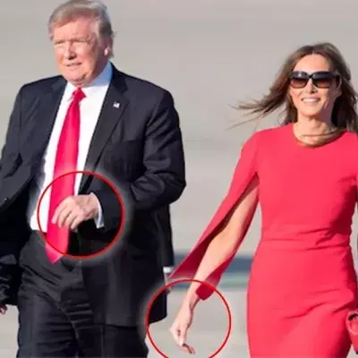 Donald Trump und Melania: Deshalb will der Präsident in der Öffentlichkeit nicht ihre Hand halten!