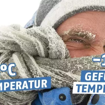 Kältewelle: Was ist die gefühlte Temperatur und wie misst man sie?