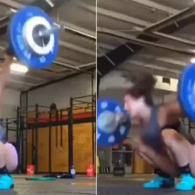 Diese Crossfit-Übung hätte diese Sportlerin fast das Leben gekostet...Richtig krass!