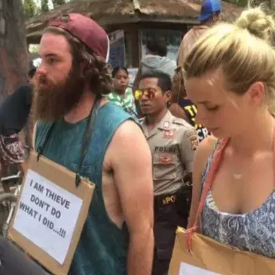 Indonesien: Australische Touristen müssen „Gang der Schande“ auf offener Straße antreten
