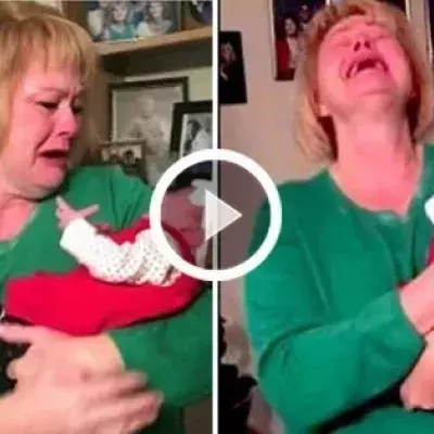 Diese Frau sieht zum ersten Mal ihre Enkelin!