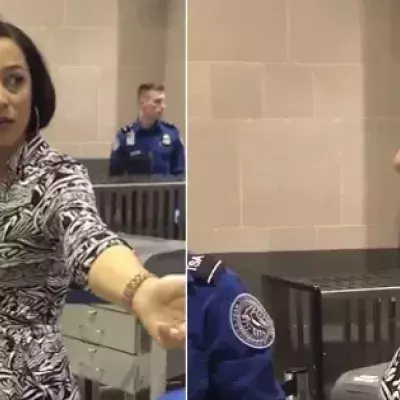 Am Flughafen abgetastet: Diese Kontrolle bringt eine Frau zum Weinen