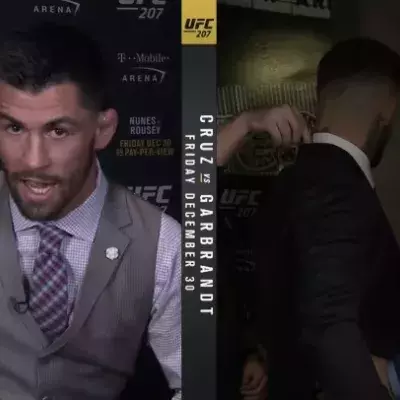 Cody Garbrandt flippt beim Face-to-Face-Interview mit Dominick Cruz aus