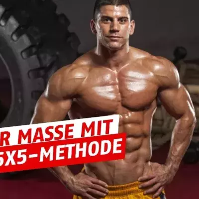 Die 5x5-Methode im Krafttraining zeigt schnell gute Ergebnisse!
