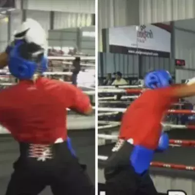 Der Profiboxer Mikey Garcia macht einen Hater im Ring fertig!