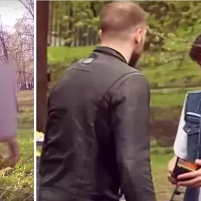 Für Geld soll der Mann frischen Urin trinken. Davon will er aber gar nichts wissen...