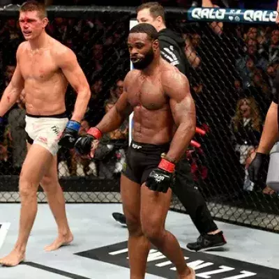 Tyron Woodley und Stephen Thompson liefern sich einen blutigen Kampf um den Gürtel im Weltergewicht