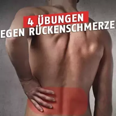 Diese 4 einfachen Übungen sind unerlässlich, um Schmerzen und Verletzungen am unteren Rücken zu vermeiden