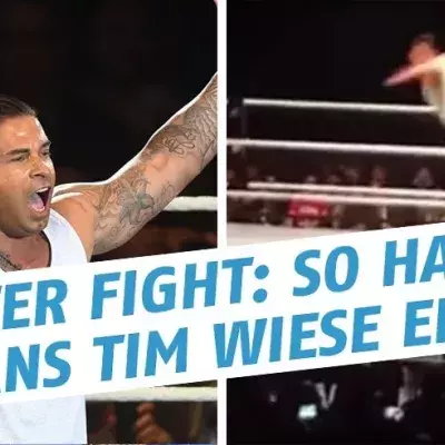Tim Wiese gibt ein spektakuläres Wrestling-Debüt