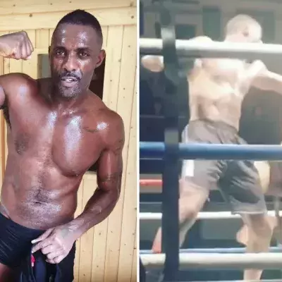 Der Schauspieler Idris Elba macht sein Debüt im Kickboxen!