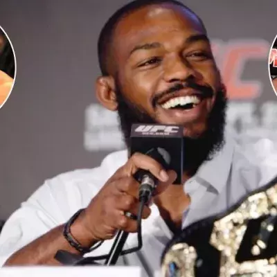 Jon Jones lacht Daniel Cormier und Anthony Johnson aus wie noch nie