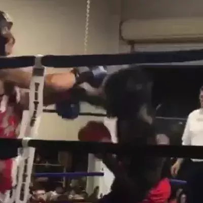Ahmad Jones schlägt seinen Gegner auf eine krasse Art KO!