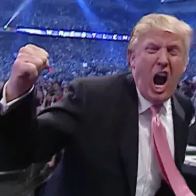 Donald Trump nimmt an der WWE teil
