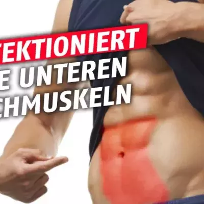 Ein genialer Tipp, damit eure unteren Bauchmuskeln sich noch besser abzeichnen