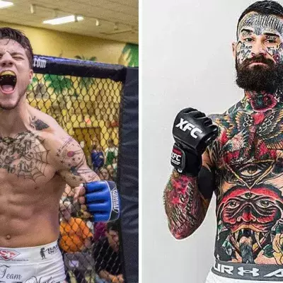 Der Kämpfer Julz the Jackal wird von dem Cousin von Cody Gardbrandt fertiggemacht
