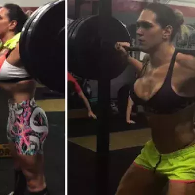 Gabi Garcia ist eine beeindruckende Kämpferin und hebt unglaublich schwere Gewichte