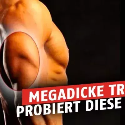 Mit dieser seltsamen Übung fordert ihr euren Trizeps heraus
