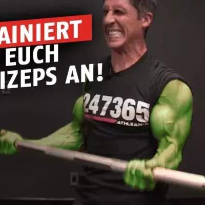 So könnt ihr euch einen riesigen Hulk-Bizeps antrainieren!