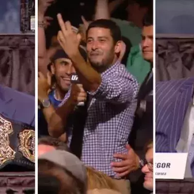 Conor McGregor-Fan verkleidet sich als Journalist und macht Eddie Alvarez fertig
