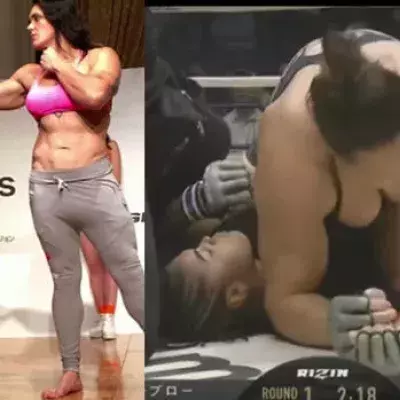 Gabi Garcia: Die riesige Kämpferin zerquetscht ihre Gegnerin in der 1. Runde