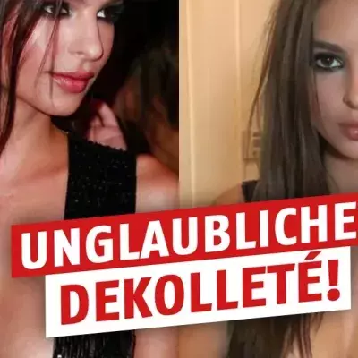 Emily Ratajkowski: Extrem ausgeschnittenes Kleid sorgt für Wirbel
