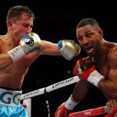 Gennady Golovkin kämpft mitten in der Nacht gegen Kell Brook